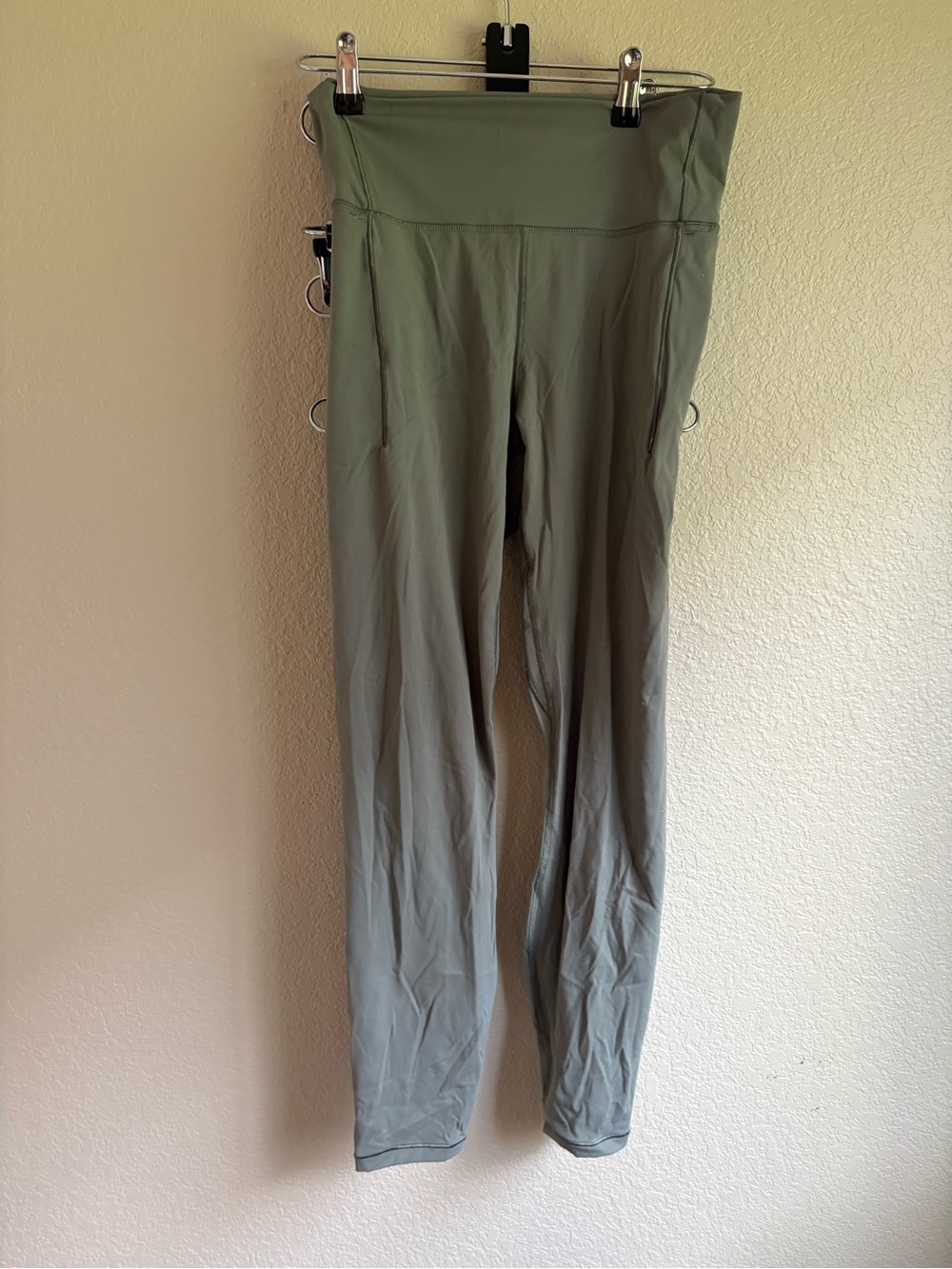High-Waist Olive Green Leggings